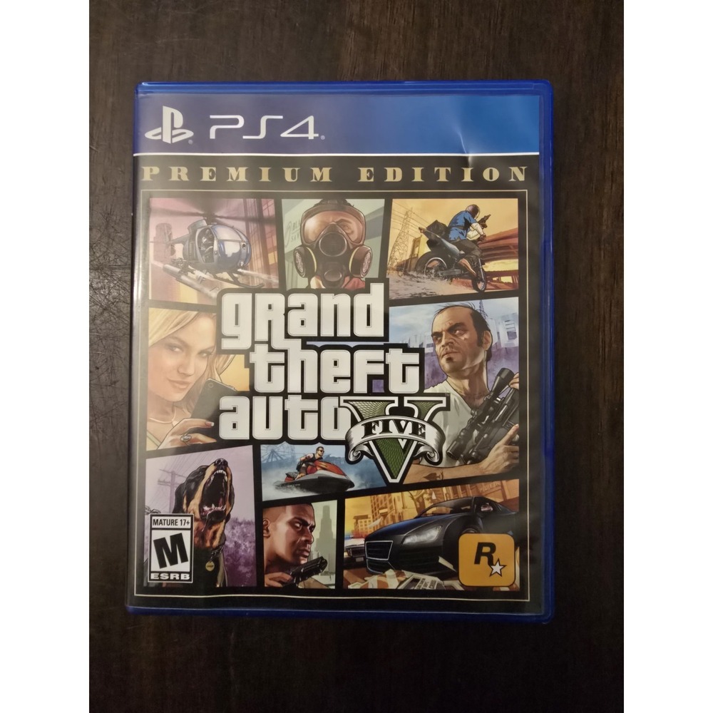 Grand Theft Auto‎ V Premium Online Edition - Sony PlayStation 4 PS4 Physical